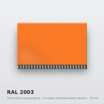 RAL 2003 Пастельно-оранжевый
