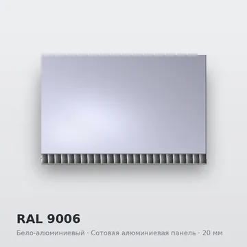 RAL 9006 Бело-алюминиевый